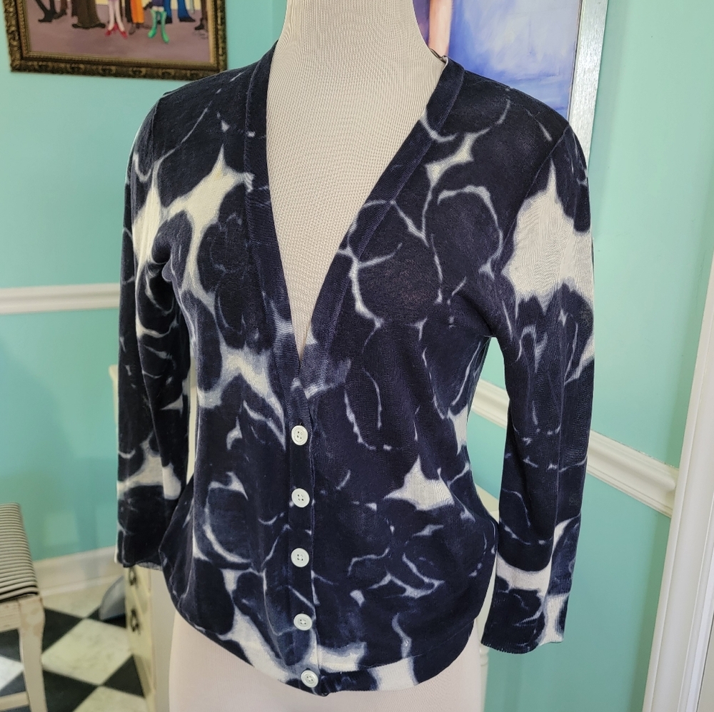 J. Crew Silk/linen Cardigan